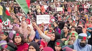 University students and students from all over the country took to the streets for the downfall of the Bangladesh government 2
