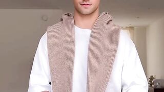 How to tie a sweater perfectly ???? Subscribe for _fashion