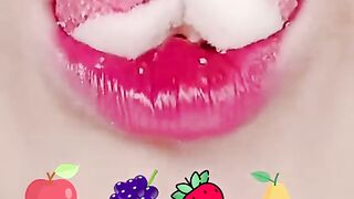 girl eating asmr sound clips #6
