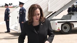 Kamala Harris says 'horrible ordeal is over' after US-Russia prisoner swap.