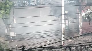 Open firing towards students sector 11uttara, Dhaka. Bangladesh