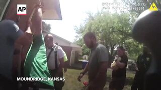 14-month-old boy rescued after falling down narrow pipe in Kansas.