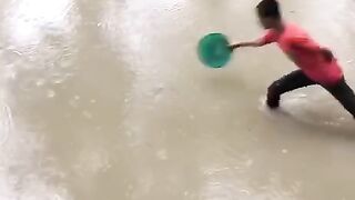 Fishing in the pond
