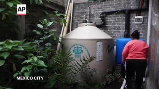 In Mexico City, women water harvesters help make up for drought and dicey public water system.
