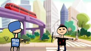 Cartoon of quota protest