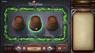 Thimbles game new tricks | 100% Working