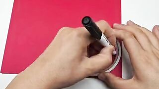 Apple Craft using paper #diycrafts #papercrafts #applecraft #handmadediy #creativeprojects #easycrafts #parentchildactivities