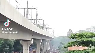 Student society has made the city of Dhaka crazy