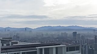 The city of beauty from a height of 750 meters