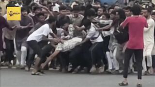 গাজীপুরে পুলিশ ভেবে একজনকে গণধোলাই