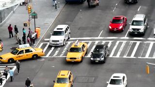 Busy street in city