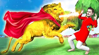 Mini lion | majic comedy urdu and Hindi | 5K animated Khaniya
