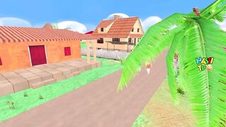 Snake comedy story - 3D animals animated urdu and Hindi - #shorts