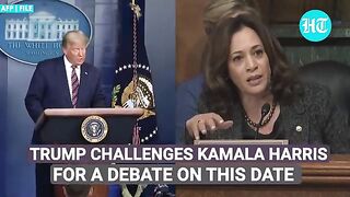 Trump Dares Kamala For First Debate On This Date As She Secures Democratic Nomination | US Elections