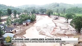 Flooding and landslides across India: North and South affected by extreme weather