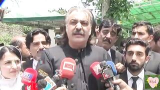 CM KPK Ali Amin Gandapur Media Talk - Breaking News