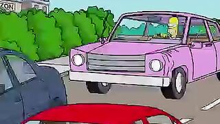 Homer got into a car accident...????