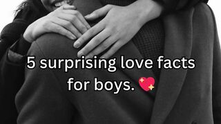 5 surprising LOVE facts for boys. ???????? #crush #facts #shorts