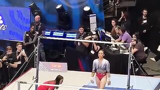 Suni Lee NAILS her bar routine on day 2 of Olympic Trials after a scary fall in warm-up