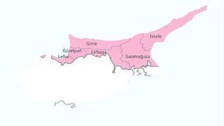 Peta Siprus Utara | Map of North Cyprus | North Cyprus Map | Northern Cyprus Map | Map of Northern Cyprus 3
