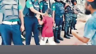 কোটা আন্দলোন গিয়ে পুলিশের সাথে যা করলো এ ছোট ভাই???