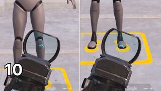 Old P-90 Vs Qbz _ Enemy All Body Damage Test __ #short #bgmi #pubg