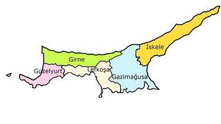 Peta Siprus Utara | Map of North Cyprus | North Cyprus Map | Northern Cyprus Map | Map of Northern Cyprus.