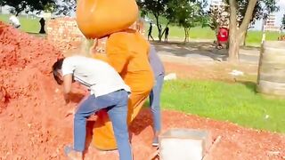 টেডির মামুর ইট ডাকাতি করতে গিয়ে ধরা ???? Mr Teddy bear funny video 2024_ Funny