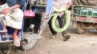 FAKE BIG SNAKE WITH CRAZY MAN PRANK#EMTIAZBHUYAN#SHORTS
