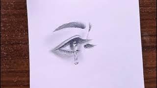 how to make sad girl sketch drawing tutoria