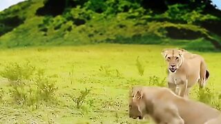 Tiger and a little animal funny video