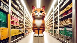 Cat Steals Ice Cream and Gets Arrested! - Unexpected Ending! #cat #cute