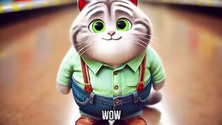 Chubby Cat Steals Ice Cream and Something Unexpected Happens...