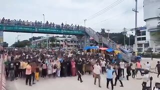 কুমিল্লা ক্যান্টনমেন্ট থেকে ছাত্র-জনতার গণঅভ্যুথান
