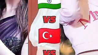 india ???????? vs turkey ????????vs south korea ???????? #short