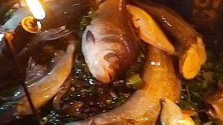 Fish market of Bengal.