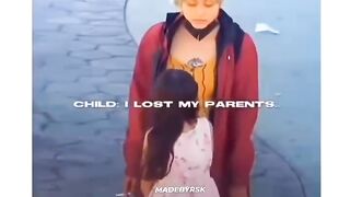 The Toddler girl protect this Queen at all cost from this stranger