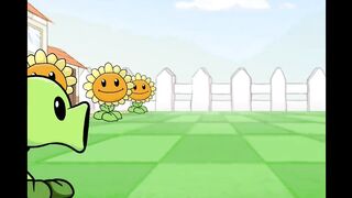 Plants against zombies VS traitor (among us) draw cartoons 2 animation