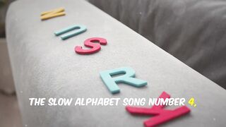 Slow Alphabet Song for Kids - Rhymes & Vocabulary