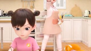 MOCO and Yummy | Yummyr মা যখন বেশি ভালোবাসা দেখায় #shorts #cartoon #animationstory