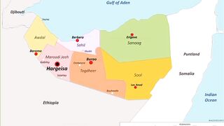 Peta Somaliland | Somaliland Map | Map of Somaliland