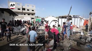 Israeli strikes on Deir al-Balah kill 7, including two women and a child.