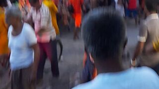 Devotees going to God Shiba Thakur in Tarakeswar.India