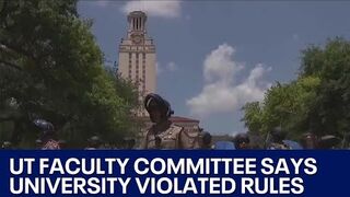 UT Austin violated rules during Pro-Palestine protests on campus, committee says