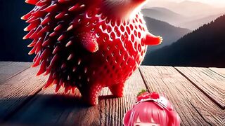 Rat made with fruits