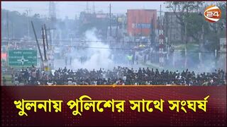 বৃষ্টি উপেক্ষা করে শিক্ষার্থীদের গণমিছিল; খুলনায়