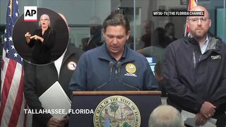 Tropical Storm Debby 'likely to become a Category 1 hurricane,' DeSantis says.