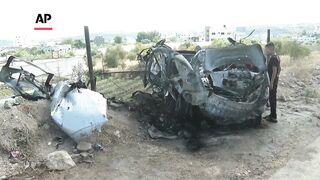 Israeli strike on vehicle in the West Bank kills 5 Palestinian militants.