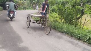 Risk Drive little boy van cycle
