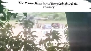 Why did the Prime Minister of Bangladesh resign?